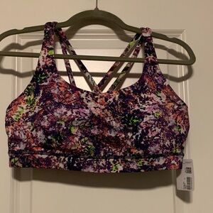 Lululemon Athletica Purple Multicolor Sports Bra
Sz 12, B/C cup, NWT